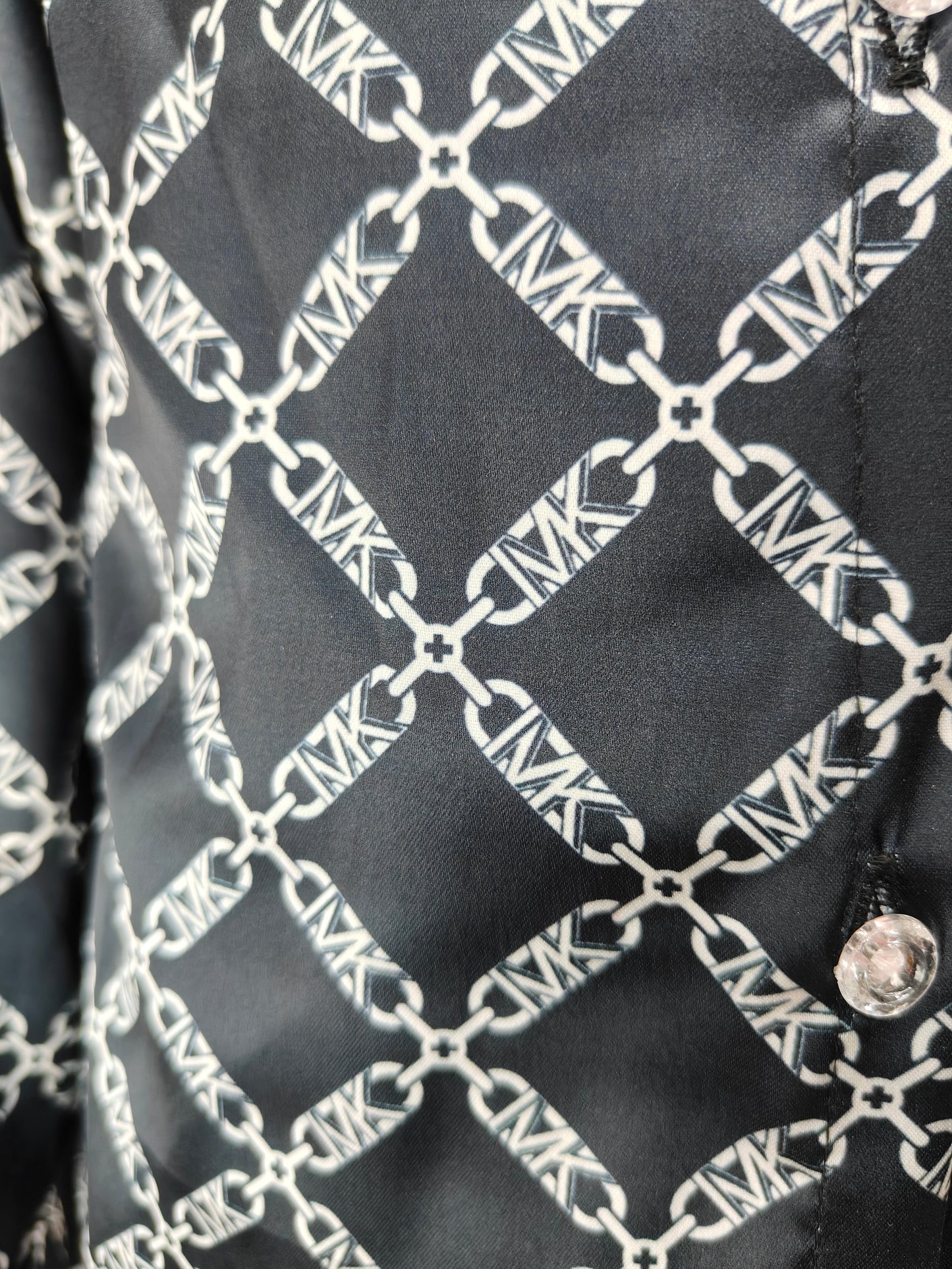 Stylish Black Chain Print Co-ord Set for Girls (Ages 3β13 Years) β Sizes 22 to 36