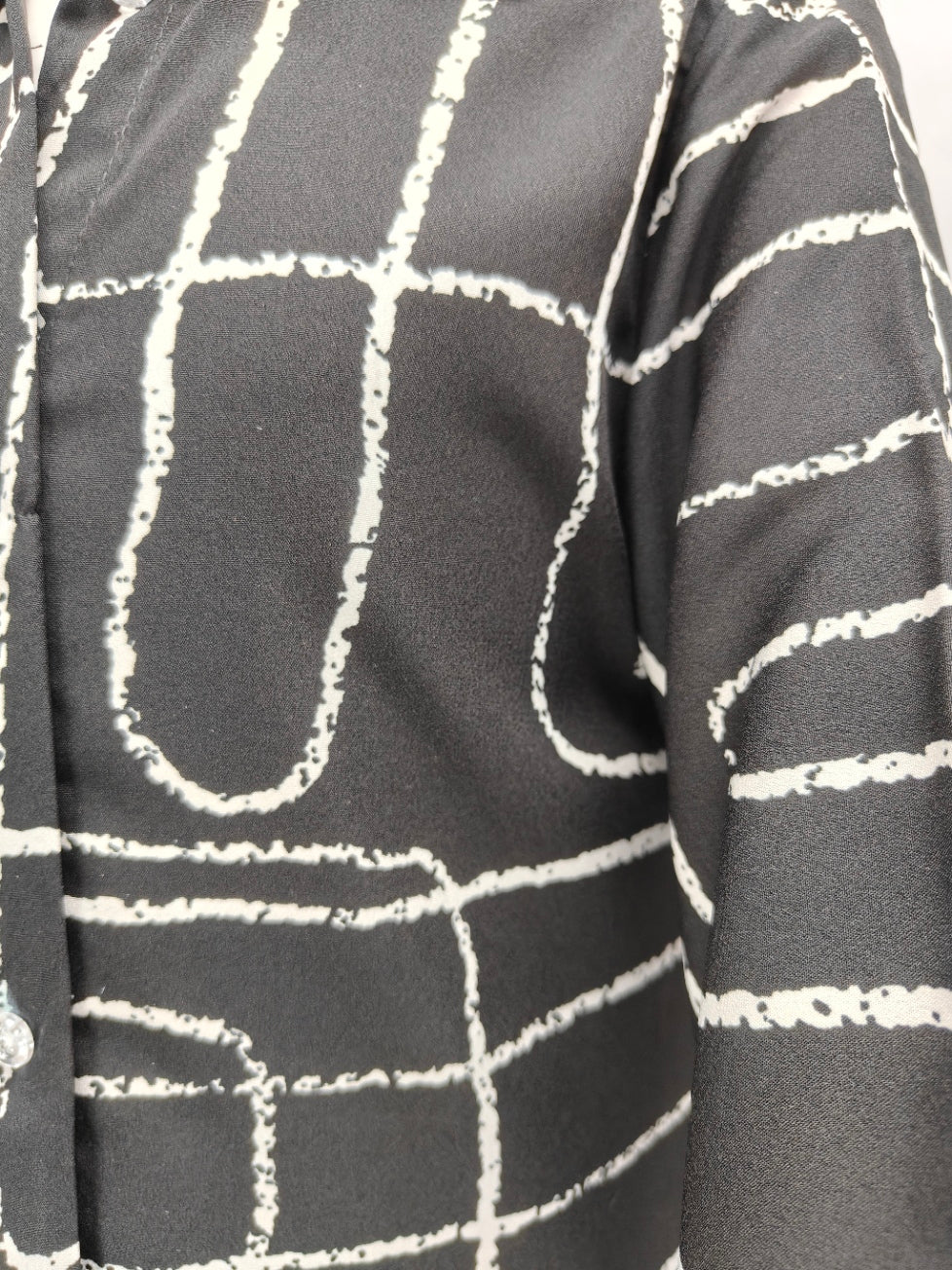 Urban White Lines Black Kurta Kids Co-ord Set for Girls age 3-13 Years