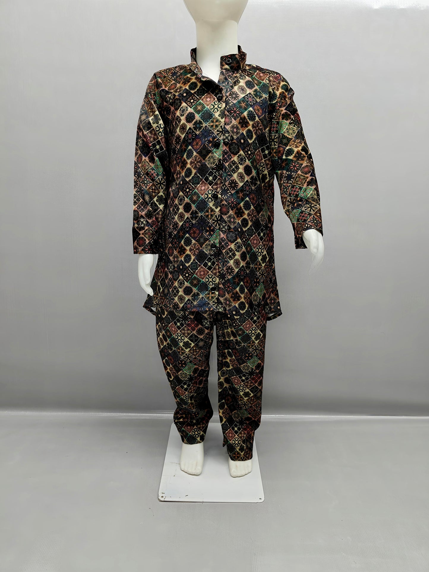 Royal Mosaic Co-ord Set for Girls age 3-13 Years