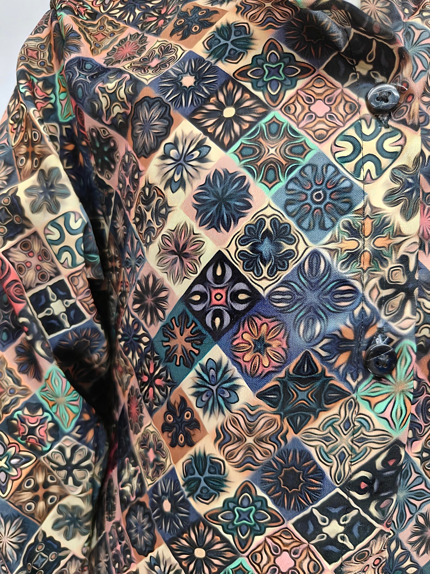 Royal Mosaic Co-ord Set for Girls age 3-13 Years