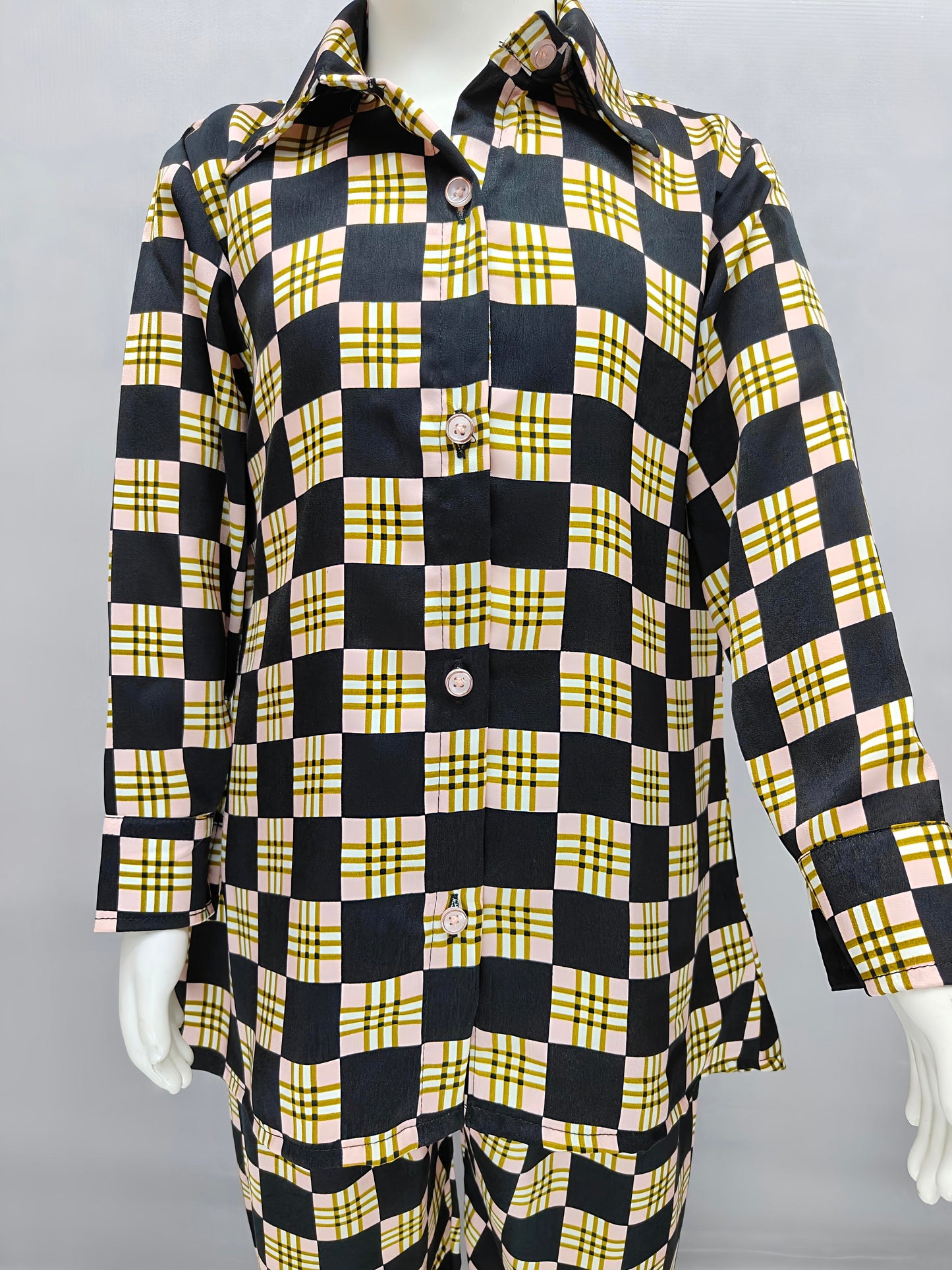 Mini Luxe Check Co-ord Set