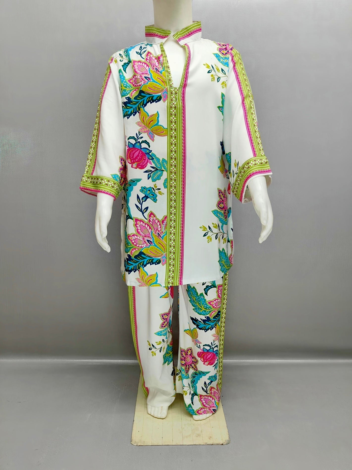 Trendy Turkish Rayon Co-ord Set for Girls (3–13 Years)