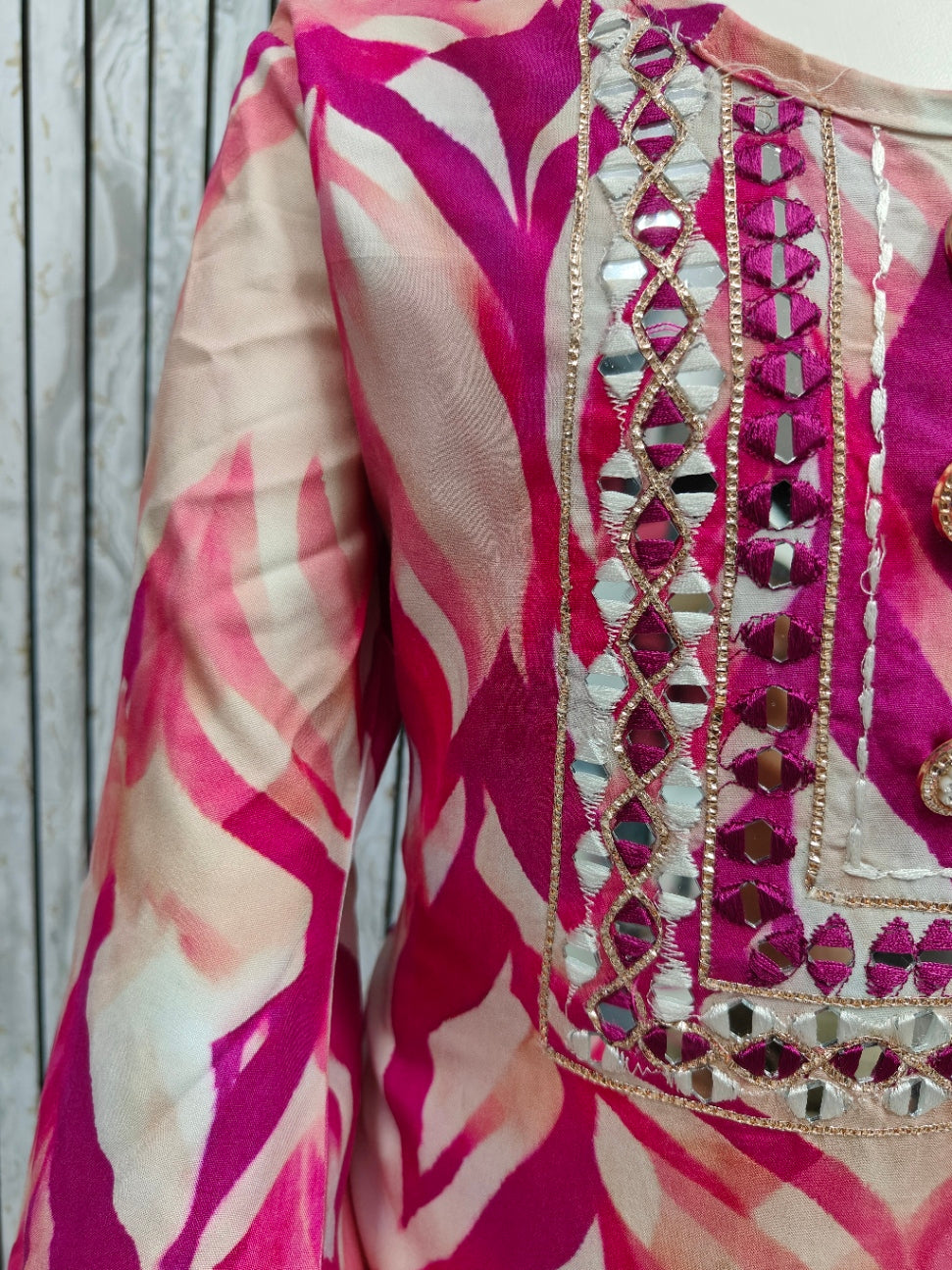 ✨ Kids’ Designer Indian Co-ord Dress Set | Pink Stylish Party Wear for Girls (Age 3–12 Years)