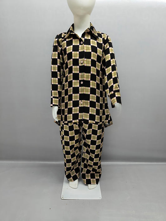 Mini Luxe Check Co-ord Set