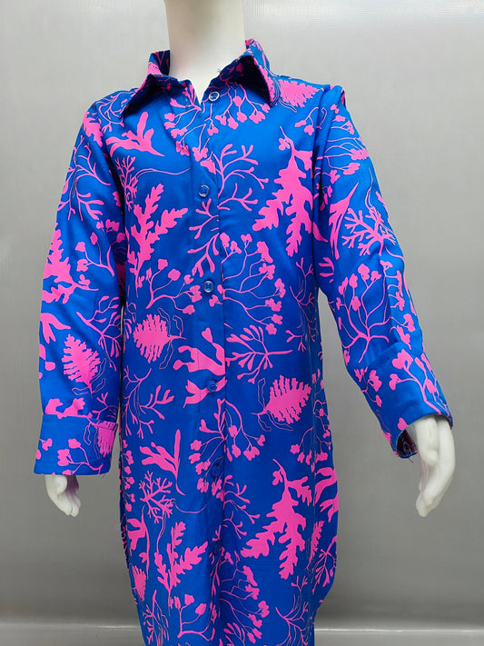 Coral Bloom Kurta Co-ord Set for Girls age 3-13 Years
